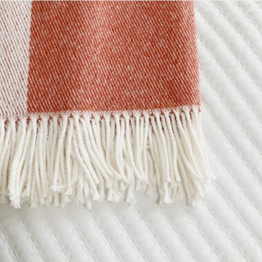 Texteis Penedo Fine Linen Bohemian Throw Blanket - Picture 5 of 8